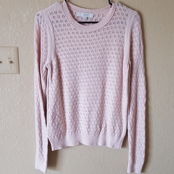 LOFT Sweaters - Pink Loft Long Sleeve